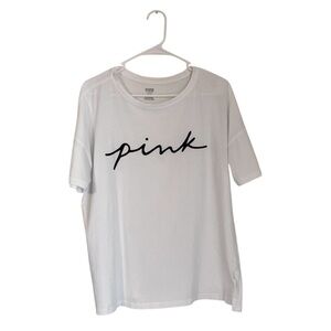 PINK Victoria's Secret White Sleepwear Top